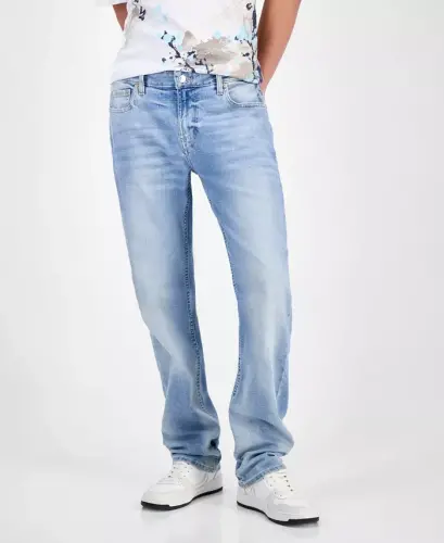Men's Slim Straight Fit Jeans -Fletcher - GUESS (1)