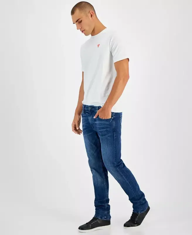 Men's Slim Straight Fit Jeans -Weller - GUESS