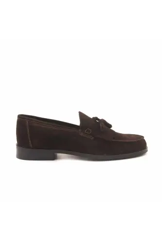 Men's Slip-On Classic Dress Shoes 0137 - Brown Suede 