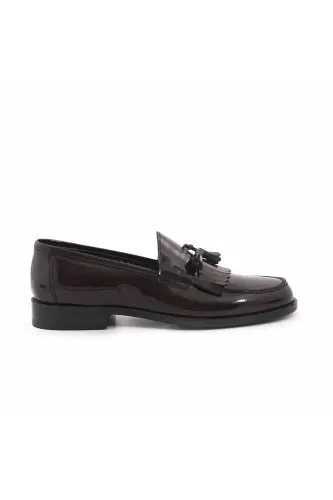 Men's Slip-On Classic Dress Shoes 0137 - Burgundy Antique - 1