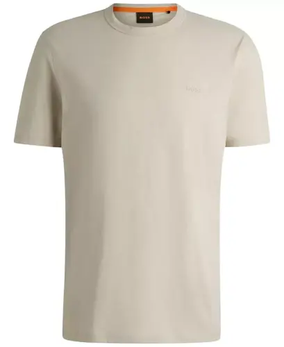Men's Slub-Cotton Logo Detail T-Shirt - 1