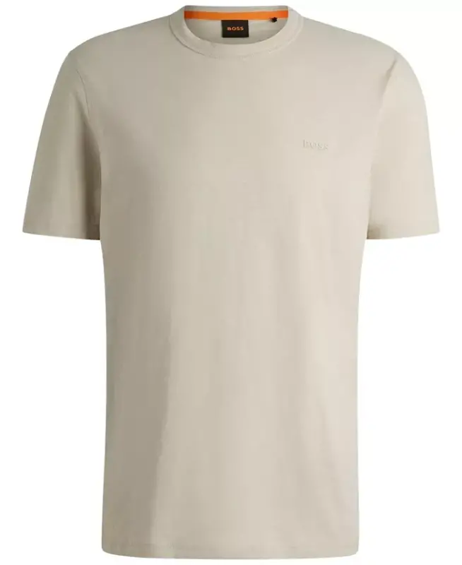 Men's Slub-Cotton Logo Detail T-Shirt - 1