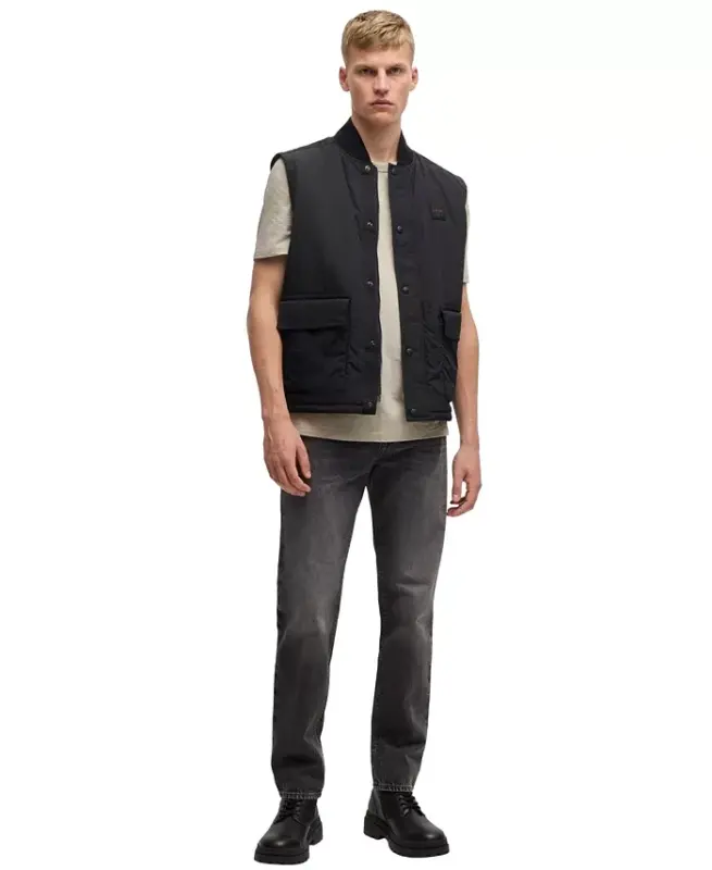 Men's Slub-Cotton Logo Detail T-Shirt - 2