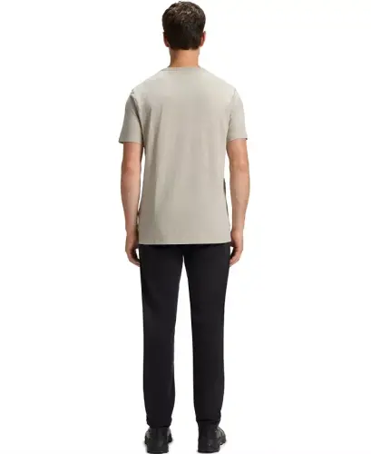 Men's Slub-Cotton Logo Detail T-Shirt - 6