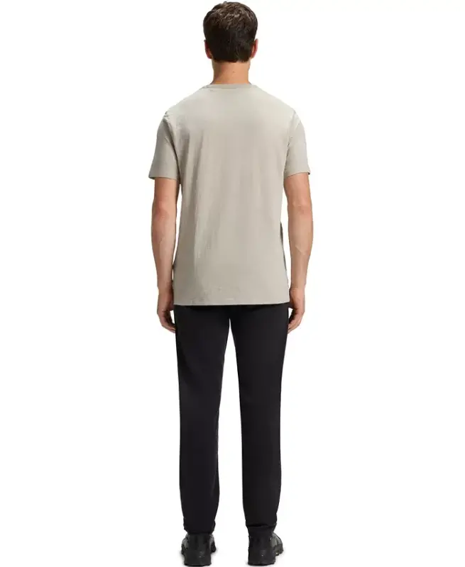 Men's Slub-Cotton Logo Detail T-Shirt - 6