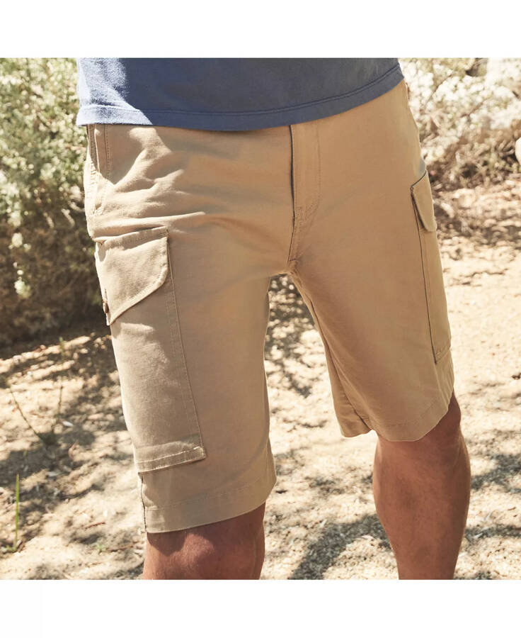 Men's Smart 360 Tech™ 9” Cargo Shorts Taupe Sand - 5