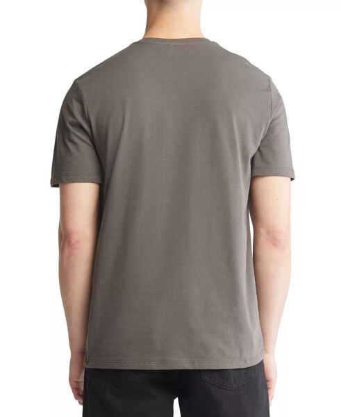 Men's Smooth Cotton Solid Crewneck T-Shirt Juniper Mist - 2