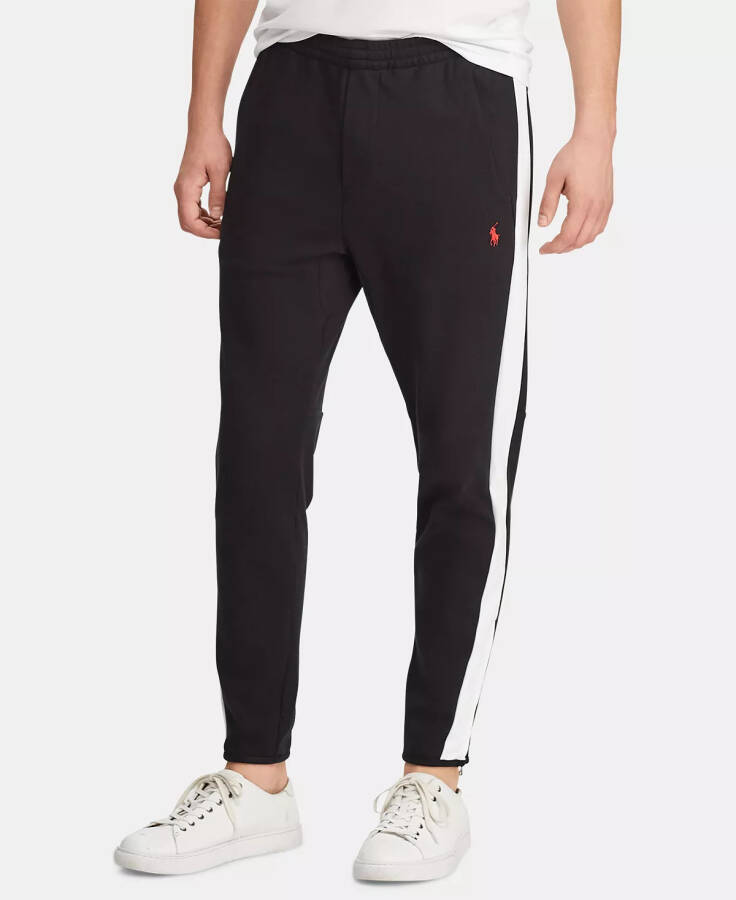 Men's Soft Cotton Active Jogger Pants Polo Black - 1