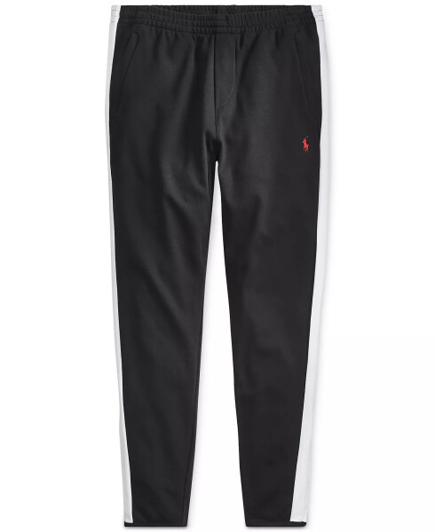 Men's Soft Cotton Active Jogger Pants Polo Black - 3