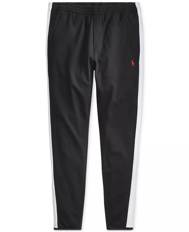 Men's Soft Cotton Active Jogger Pants Polo Black - 3