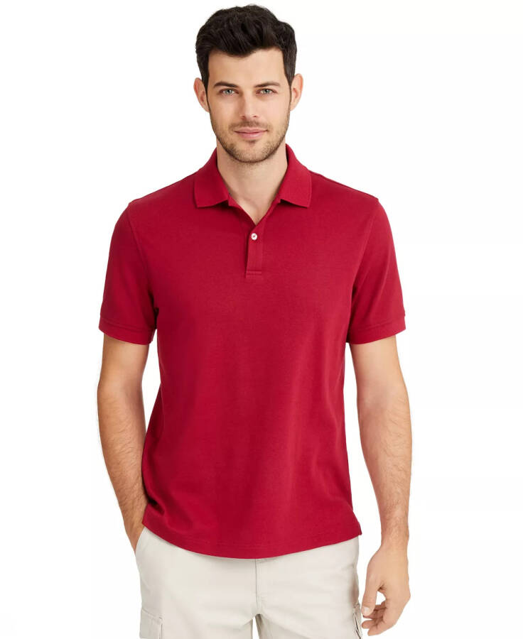 Men's Soft Touch Interlock Polo, Created for Modazone Clay Red - 4