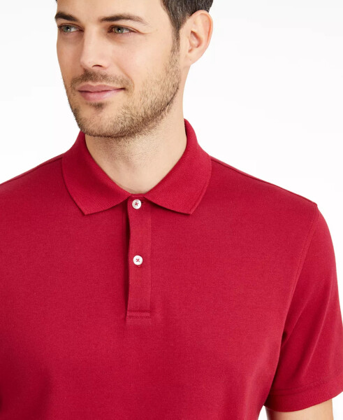 Men's Soft Touch Interlock Polo, Created for Modazone Clay Red - 6