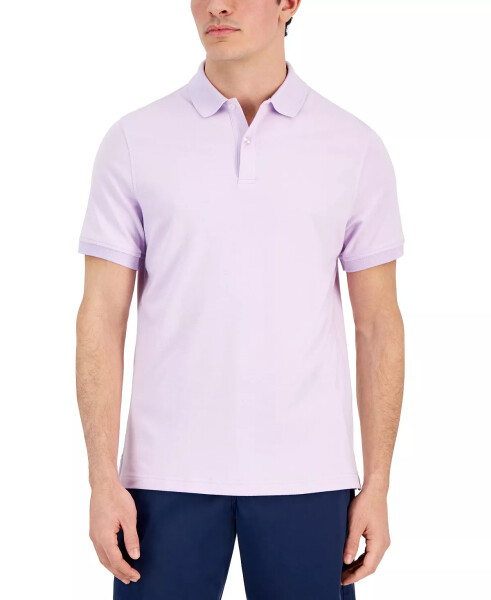 Men's Soft Touch Interlock Polo, Created for Modazone Lavender - 3