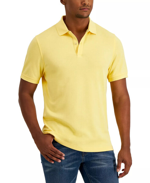 Men's Soft Touch Interlock Polo, Created for Modazone Sunwash Yellow - 3