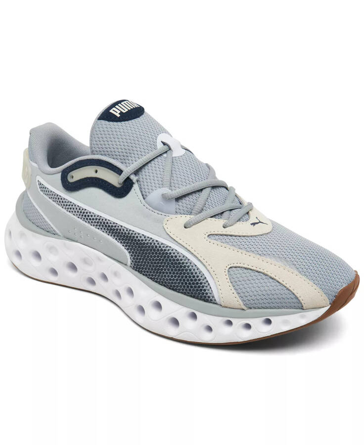 Men's Softride Frequence Running Sneakers from Finish Line Mid Gray - 1