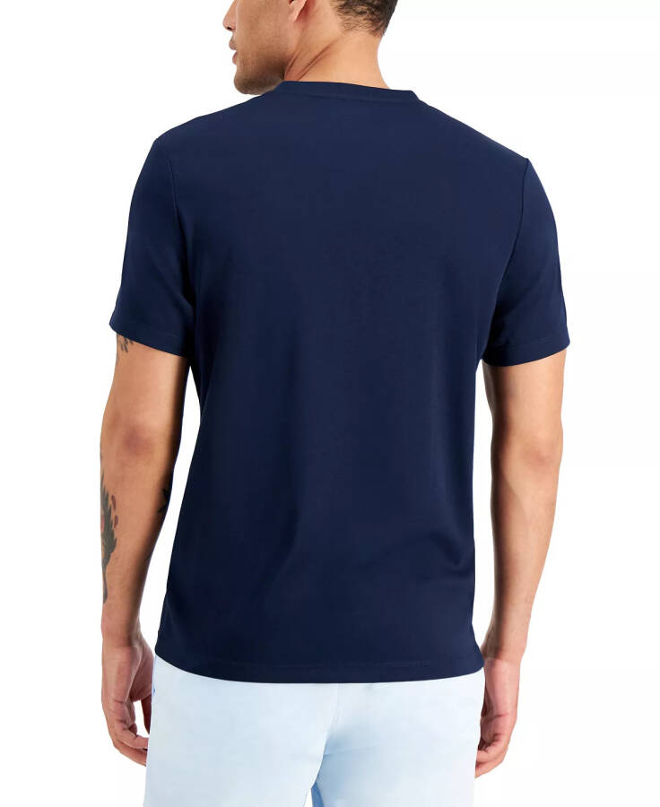 Men's Solid Henley, Created for Modazone Neo Navy - 2