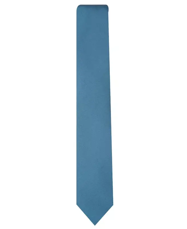 Men's Solid Texture Slim Tie, Created for Modazone - 2