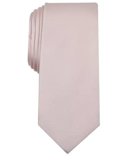 Men's Solid Texture Slim Tie, Created for Modazone 