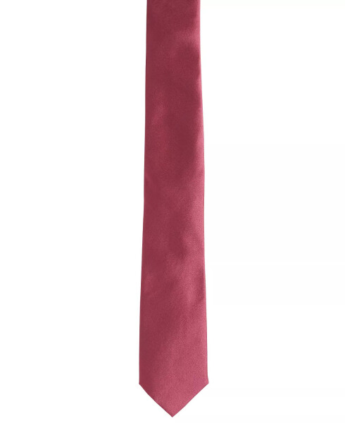 Men's Solid Texture Slim Tie, Created for Modazone Fuschia - 2