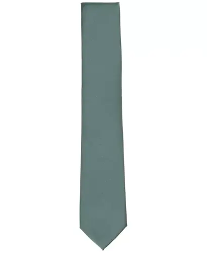 Men's Solid Texture Slim Tie, Created for Modazone - Green Grass - ALFANI (1)