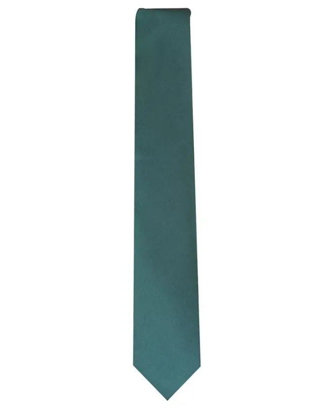 Men's Solid Texture Slim Tie, Created for Modazone-Hunter - 2