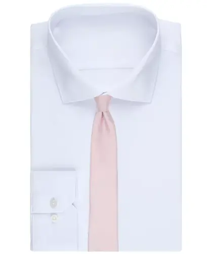 Men's Solid Texture Slim Tie, Created for Modazone - Orchid - 3