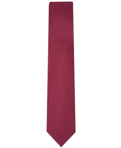 Men's Solid Tie, Created for Modazone-Burgundy - CLUB ROOM (1)
