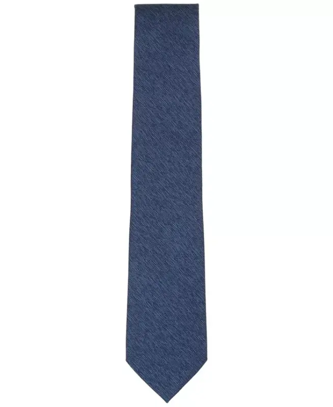 Men's Solid Tie, Created for Modazone - Indigo - 2