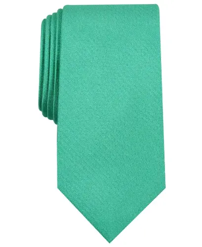 Men's Solid Tie, Created for Modazone-Kelly Green 