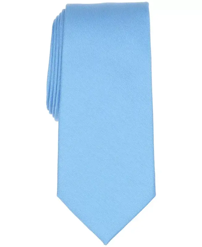 Men's Solid Tie, Created for Modazone - Sky - CLUB ROOM