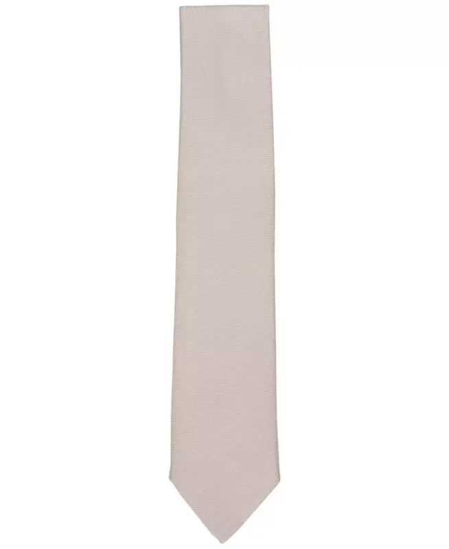 Men's Solid Tie, Created for Modazone - Taupe - 2