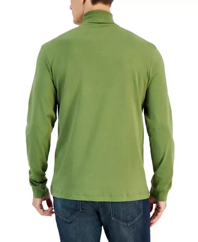 Men's Solid Turtleneck Shirt, Created for Modazone - Pine Brook - 2