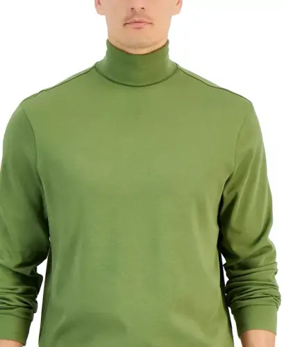 Men's Solid Turtleneck Shirt, Created for Modazone - Pine Brook - 3