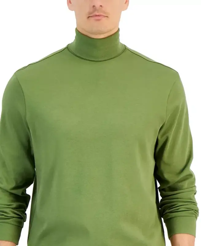 Men's Solid Turtleneck Shirt, Created for Modazone - Pine Brook - 3