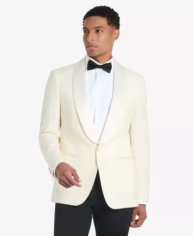 Men's Solid White Sport Coat - TOMMY HILFIGER