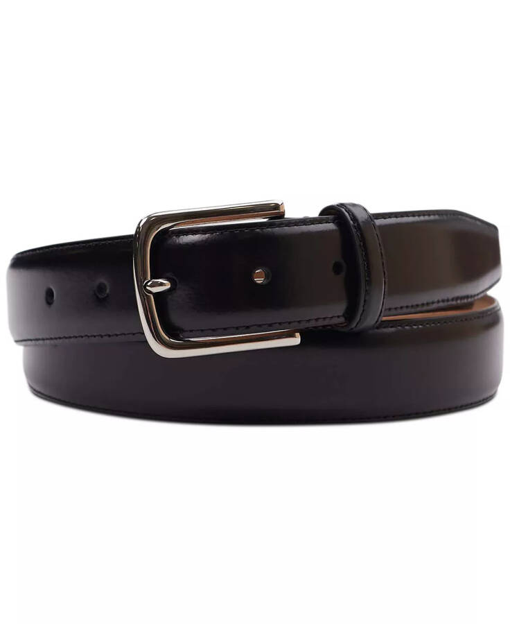 Men's Spazzol Feathered Edge Dress Belt Black - 1