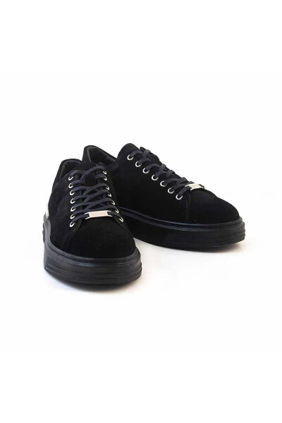 Men's Sports & Sneakers 20266-2-Black Suede - 3