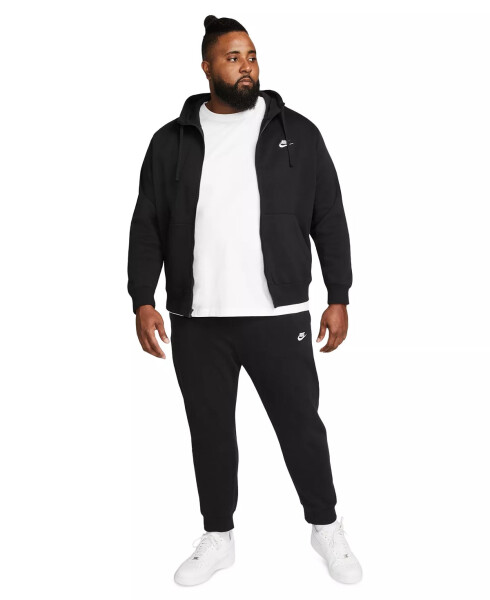 Men's Sportswear Club Fleece Full-Zip Hoodie Black - 6