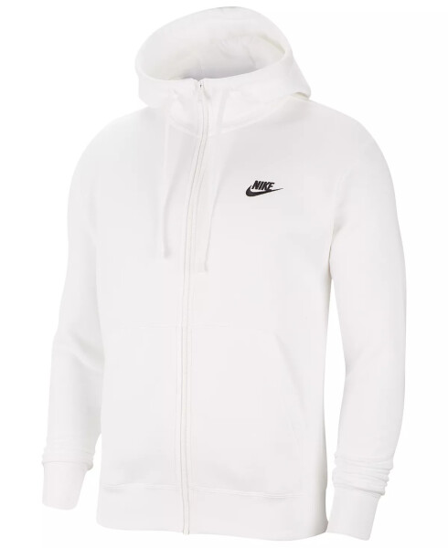 Men's Sportswear Club Fleece Full-Zip Hoodie White - 6