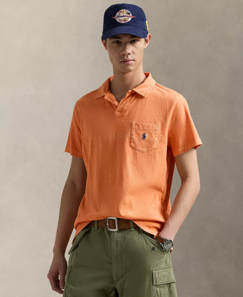 Men's Standard Cotton-Linen Jersey Polo Shirt - POLO RALPH LAUREN
