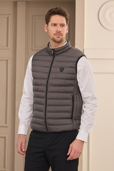 Men's Standard Fit Inflatable Vest Anthracite - 10