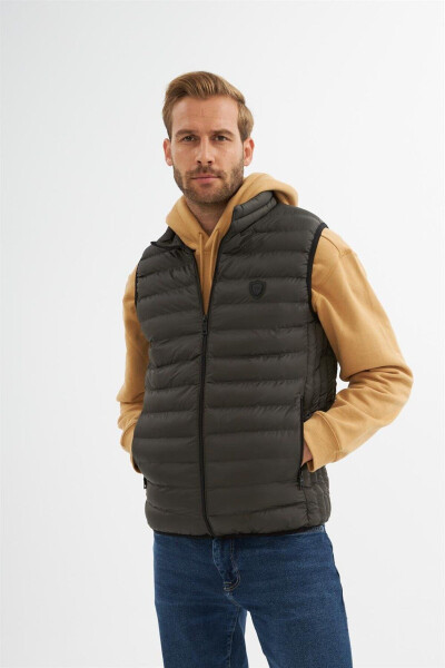 Men's Standard Fit Inflatable Vest Anthracite - 3