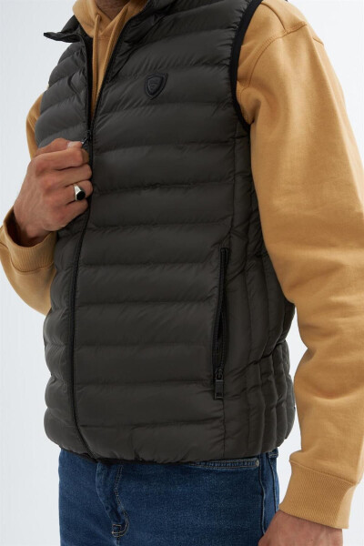 Men's Standard Fit Inflatable Vest Anthracite - 5