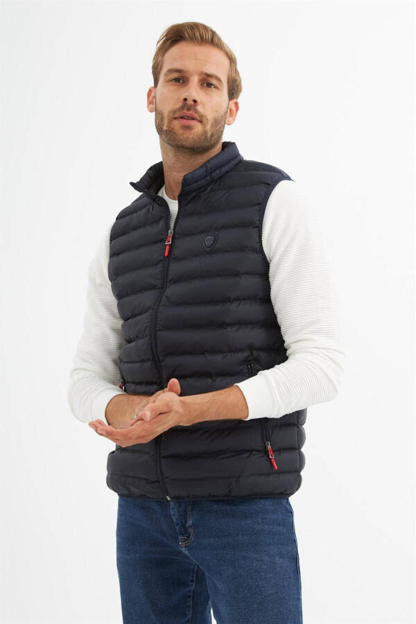 Men's Standard Fit Inflatable Vest Navy - 11