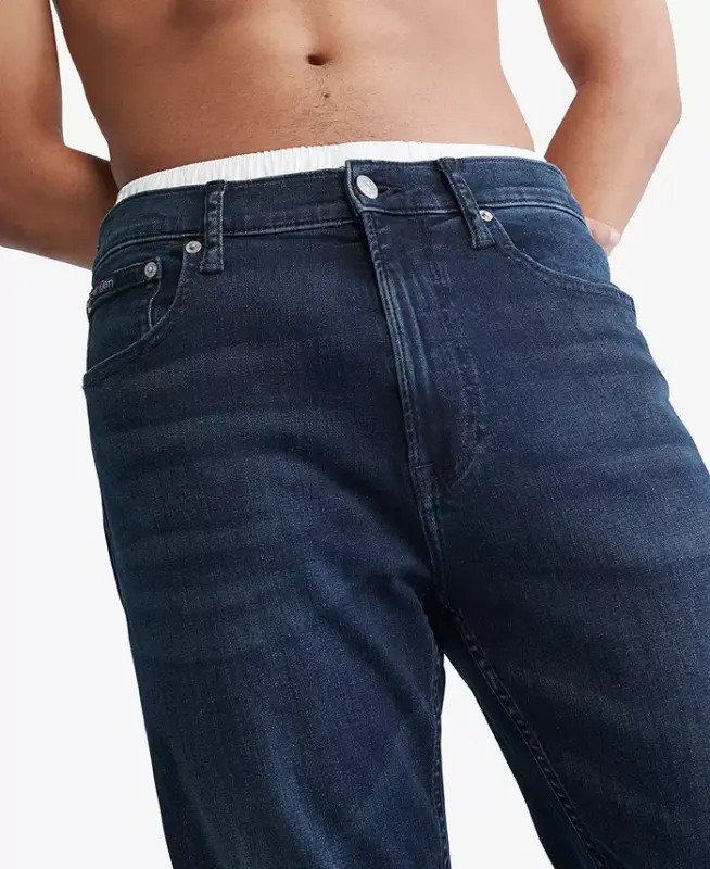 Men's Standard Straight-Fit Stretch Jeans - 2