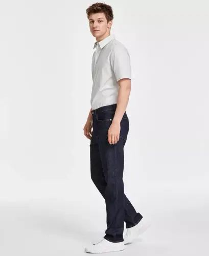 Men's Standard Straight-Fit Stretch Jeans - 3