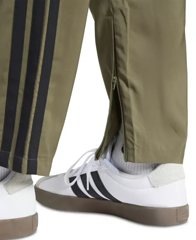 Men's Stanford Essential Uchta Chiziqli Ochiq Etakli Sport Shim - Zaytun/qora - 4