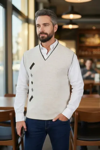 Men's Steel Non-Pilling Dad Sweater - 4
