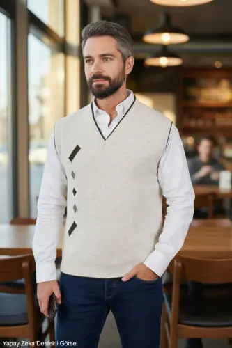 Men's Steel Non-Pilling Dad Sweater - 4