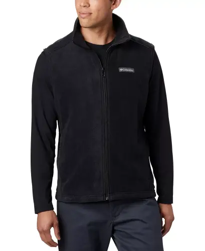 Men's Steens Mountain Fleece Vest-Black 